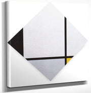 12" x 12" / Canvas Wrap Composition With Blue And Yellow Composition I 1925 Oil On Canvas 112X112Mm Kunsthaus Zu Rich Min By Piet Mondrian Fine Art Print
