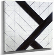 12" x 12" / Canvas Wrap Counter Composition Vi 1925 By Theo Van Doesburg Fine Art Print