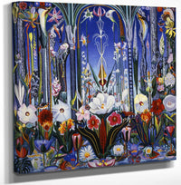 12" x 12" / Canvas Wrap Flowers, Italy By Joseph Stella Fine Art Print