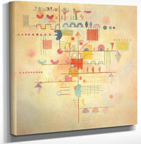 12" x 12" / Canvas Wrap Gentle Ascent By Wassily Kandinsky Fine Art Print