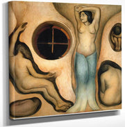 12" x 12" / Canvas Wrap Germination Germination Of The Seeds By Diego Rivera Fine Art Print