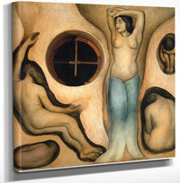 12" x 12" / Canvas Wrap Germination Germination Of The Seeds By Diego Rivera Fine Art Print