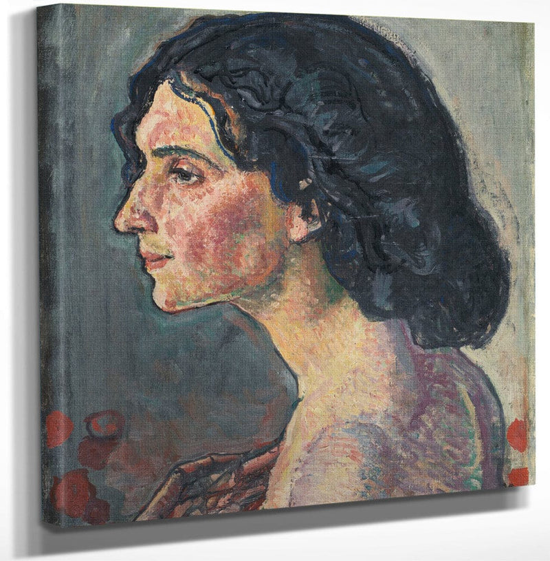 12" x 12" / Canvas Wrap Giulia Leonardi 1910 By Ferdinand Hodler Fine Art Print