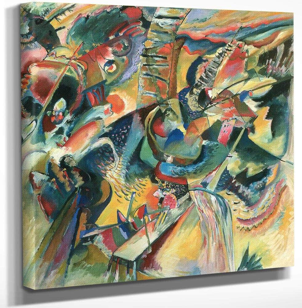 12" x 12" / Canvas Wrap Gorge Improvisation 1914 By Wassily Kandinsky By 2 Fine Art Print