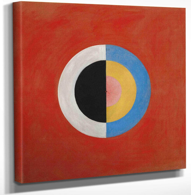 12" x 12" / Canvas Wrap Group Ix Suw No 17 The Swan No 17 1915 By Hilma Af Klint Fine Art Print