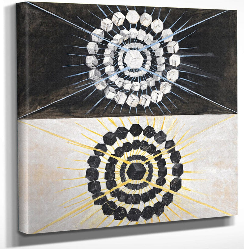 12" x 12" / Canvas Wrap Group Ix Suw No 8 The Swan No 8 1915 By Hilma Af Klint Fine Art Print