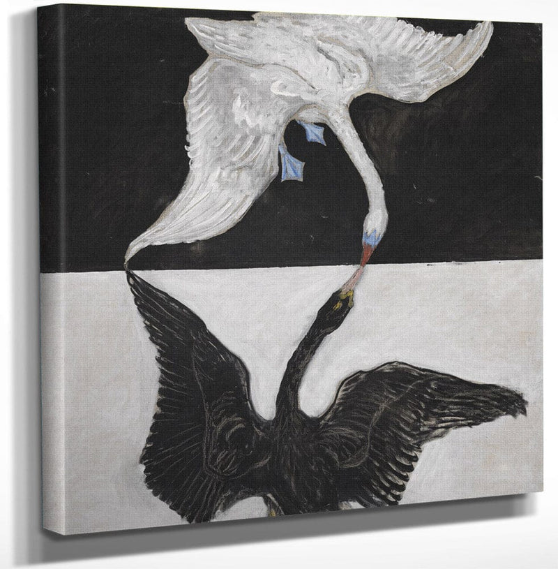 12" x 12" / Canvas Wrap Group Ix Suw The Swan No 1 1915 By Hilma Af Klint Fine Art Print