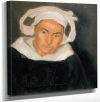 12" x 12" / Canvas Wrap Head Of A Breton Woman By Diego Rivera Fine Art Print