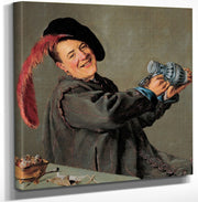 12" x 12" / Canvas Wrap Jolly Toper 1629 By Judith Leyster Fine Art Print