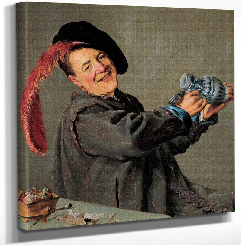12" x 12" / Canvas Wrap Jolly Toper 1629 By Judith Leyster Fine Art Print