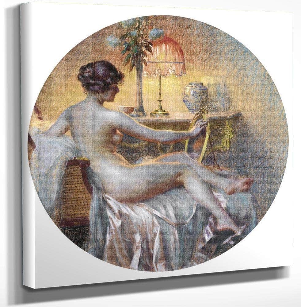 12" x 12" / Canvas Wrap Le Boudoir 2 By Enjolras Delphin Fine Art Print