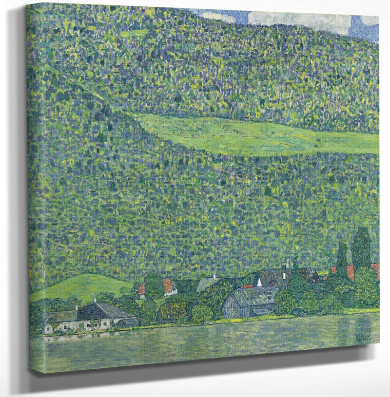 12" x 12" / Canvas Wrap Litzlberg On The Attersee 1914 1915 By Gustav Klimt Fine Art Print