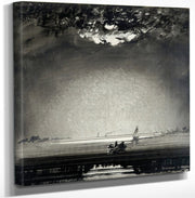 12" x 12" / Canvas Wrap Manelys 1870 By Peder Balke Fine Art Print