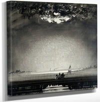 12" x 12" / Canvas Wrap Manelys 1870 By Peder Balke Fine Art Print