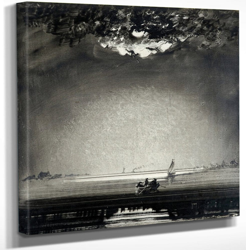 12" x 12" / Canvas Wrap Manelys 1870 By Peder Balke Fine Art Print