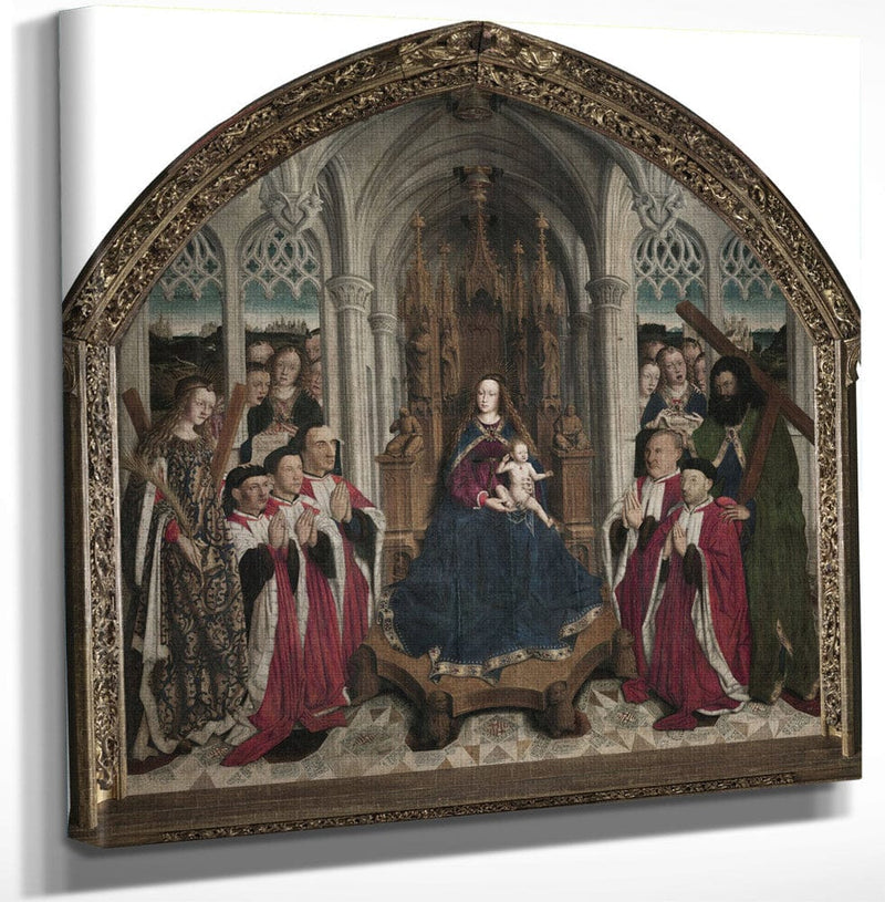 12" x 12" / Canvas Wrap Mare De Deu Dels Consellers By Lluis Dalmau Fine Art Print