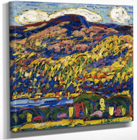 12" x 12" / Canvas Wrap Mountain Lake Autumn By Marsden Hartley Fine Art Print