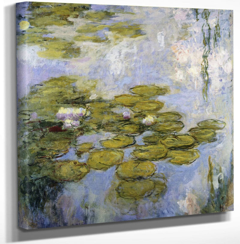 12" x 12" / Canvas Wrap Nympheas 5 By Claude Monet Fine Art Print