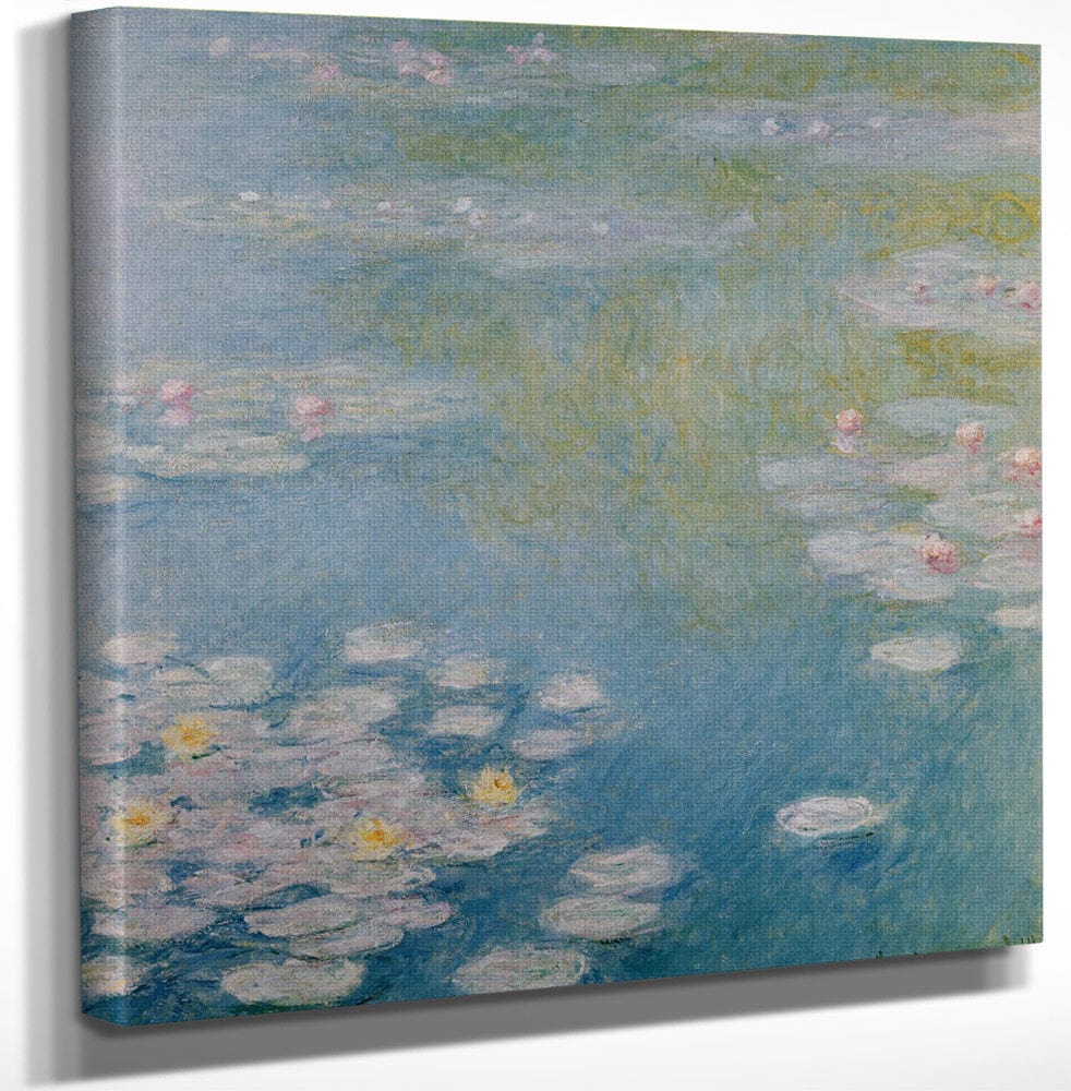 12" x 12" / Canvas Wrap Nympheas At Giverny By Claude Monet Fine Art Print