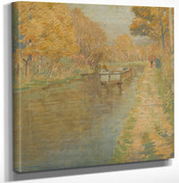 12" x 12" / Canvas Wrap October Day By Rae Sloan Bredin Fine Art Print