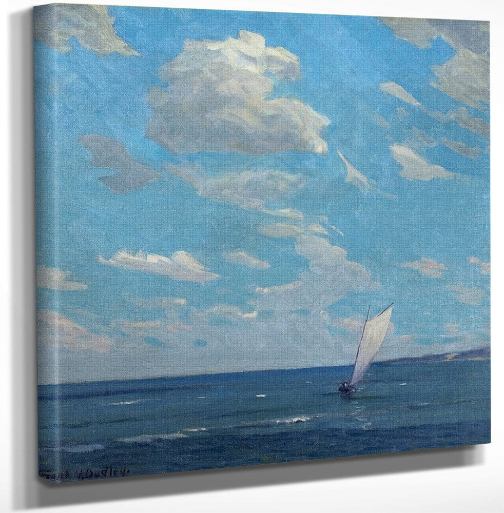 12" x 12" / Canvas Wrap Off Duneland Shores By Frank V. Dudley Fine Art Print