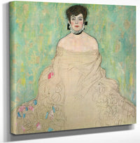 12" x 12" / Canvas Wrap Portrait By Klimt By Gustav Klimt Fine Art Print