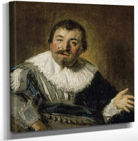 12" x 12" / Canvas Wrap Portrait Of Isaac Abrahamsz Massa By Frans Hals Fine Art Print