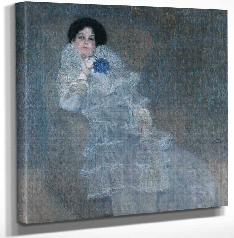 12" x 12" / Canvas Wrap Portrait Of Marie Henneberg 1901 1902 Austria Gallery By Gustav Klimt Fine Art Print
