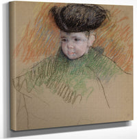 12" x 12" / Canvas Wrap Portrait Of Master Hammond By Mary Cassatt Fine Art Print
