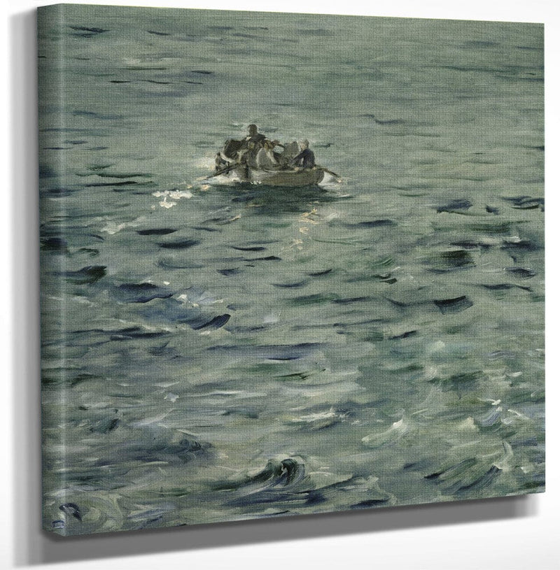 12" x 12" / Canvas Wrap Rochefort's Escape By Edouard Manet Fine Art Print