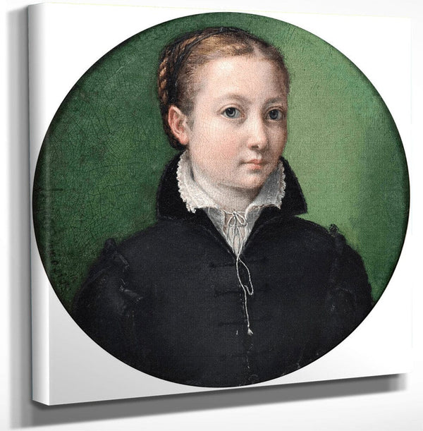 12" x 12" / Canvas Wrap Self Portrait 1558 1558 By Sofonisba Anguissola Fine Art Print
