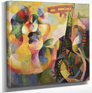 12" x 12" / Canvas Wrap Soleil, Tour, Aeroplane By Robert Delaunay Fine Art Print