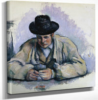12" x 12" / Canvas Wrap Study For The Cardplayers By Paul Cezanne Fine Art Print