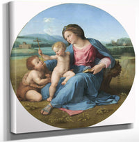 12" x 12" / Canvas Wrap The Alba Madonna By Raphael Fine Art Print