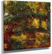 12" x 12" / Canvas Wrap The Japanese Footbridge, Giverny By Claude Monet Fine Art Print