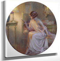 12" x 12" / Canvas Wrap The Letter By Enjolras Delphin Fine Art Print