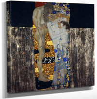 12" x 12" / Canvas Wrap The Three Ages Of Woman 1905 Art Nouveau 180X180Cm Galleria Nazionale Darte Moderna Rome By Gustav Klimt Fine Art Print