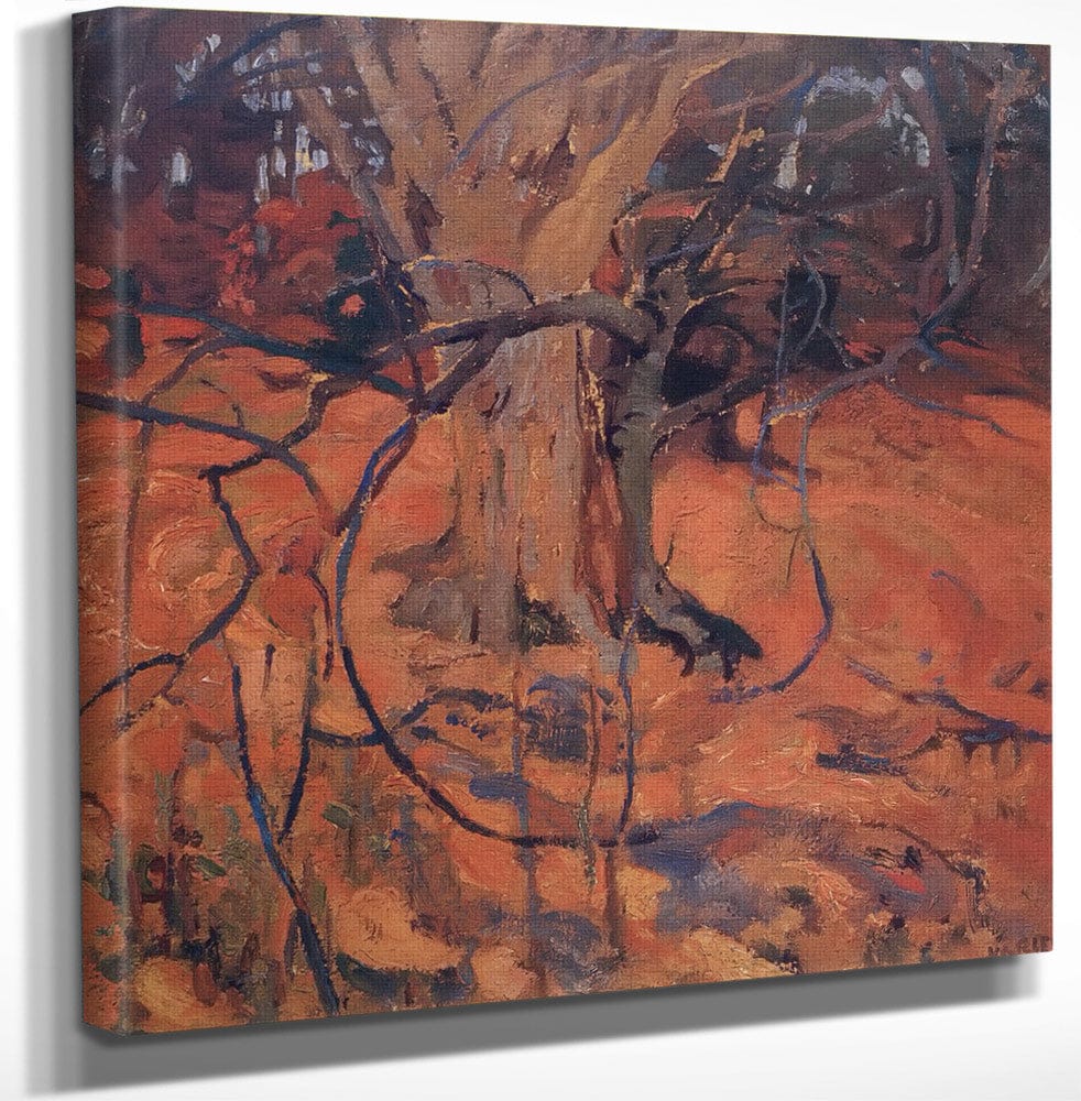 12" x 12" / Canvas Wrap The Wonder Tree By Fh Varley Fine Art Print