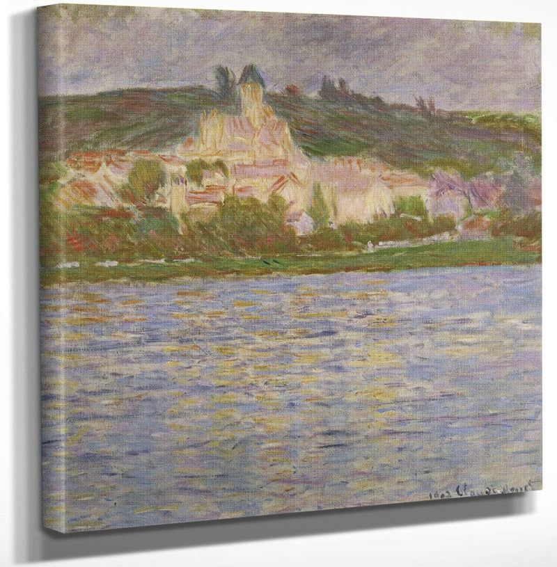 12" x 12" / Canvas Wrap Vetheuil 1 By Claude Monet Fine Art Print