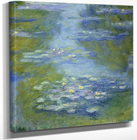 12" x 12" / Canvas Wrap Water Lilies By Claude Monet Fine Art Print