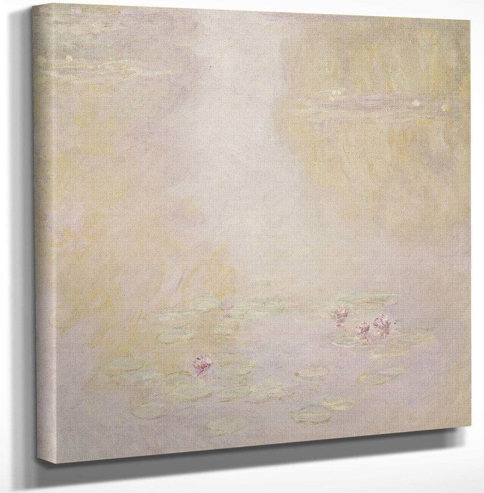 12" x 12" / Canvas Wrap Water Lilies, Giverny By Claude Monet Fine Art Print