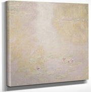 12" x 12" / Canvas Wrap Water Lilies, Giverny By Claude Monet Fine Art Print