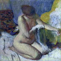 12" x 12" / Fine Art Paper After The Bath 2 By Edgar Degas Fine Art Print