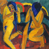 12" x 12" / Fine Art Paper After The Swim M9 Karl Schmidt Rottluff Fine Art Print