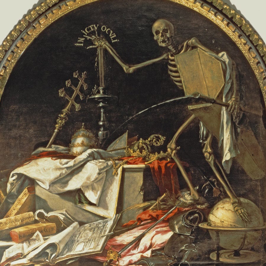 12" x 12" / Fine Art Paper Allegory Of Death  In Ictu Oculi By Juan De Valdes Leal Fine Art Print