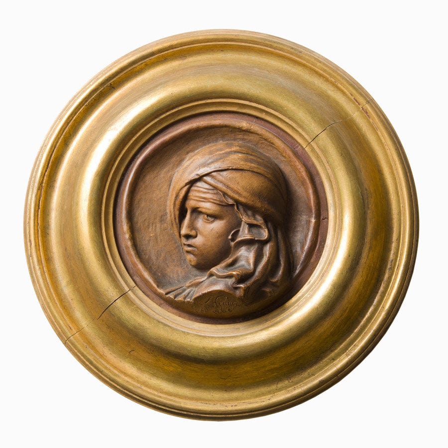 12" x 12" / Fine Art Paper Arabian Slave By Elihu Vedder Fine Art Print