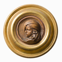 12" x 12" / Fine Art Paper Arabian Slave By Elihu Vedder Fine Art Print