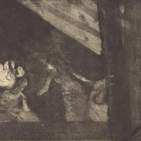 12" x 12" / Fine Art Paper At The Cafe Des Ambassadeurs (Aux Ambassadeurs) By Edgar Degas Fine Art Print