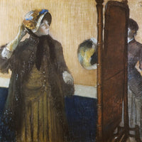 12" x 12" / Fine Art Paper At The Milliner's 2 By Edgar Degas Fine Art Print