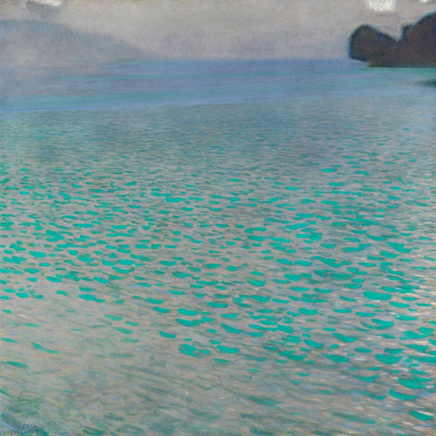 12" x 12" / Fine Art Paper Attersee 1900 Leopold Museum By Gustav Klimt Fine Art Print